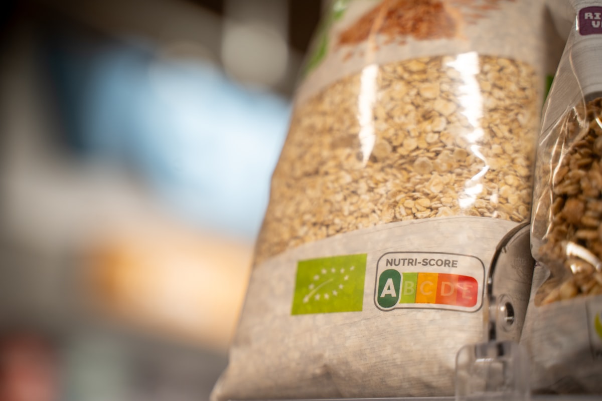 Esempio di etichetta alimentare - prodotto lattiero